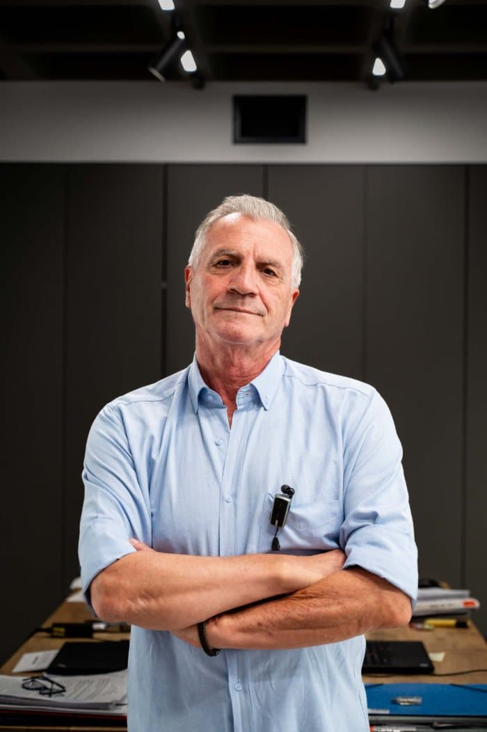 A member of the Solomon team at the Athens office